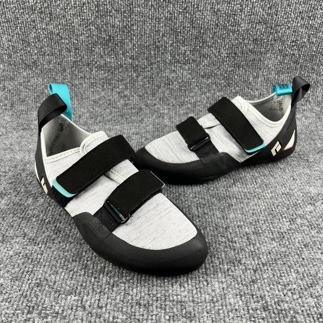 Black Diamond Momentum Rock Climbing Shoes Womens 6.5/Mens 5.5 Black/Alloy - NIB