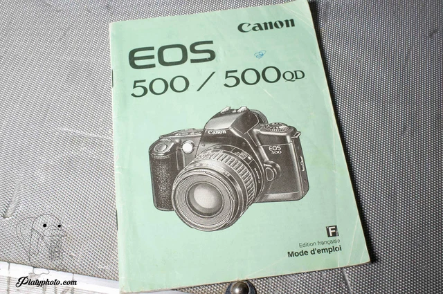 Canon Eos 500/500Qd Mode D'emploi Notice Manual Fr