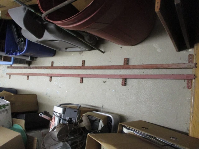Antique Barn Door Track for Sliding Door Rollers Hangers 20ft Nib & Notch 2x10