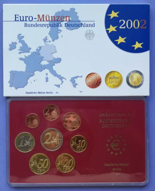 D: Euro-KMS (Auswahl) "aus 2002 - 2013 (rote Blister)" OVP/polierte Platte/PP!