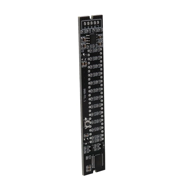 Indicateur Spectre Musique LED - Affichage Niveau Audio 20 Segments, Pour Voiture, Studio, USB 5V/12V
