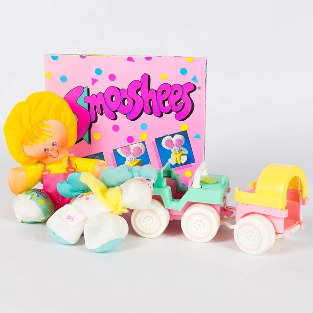 Figurine Smooshees Betty Kitty – Fisher Price Vintage, Neuve