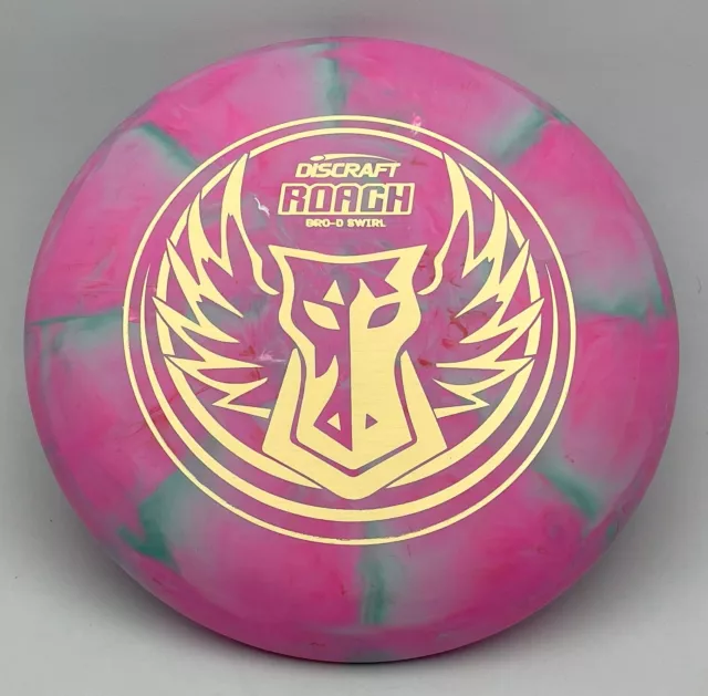 Discraft BRO-D swirl Roach 173-174g Pink disc golf putt & approach