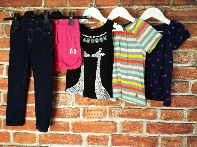 Girls Bundle Aged 3-4 Years 100% Baby Gap T-Shirt Shorts Jegging Floral 104Cm