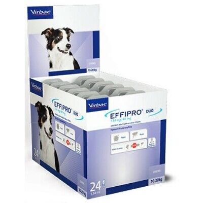 EFFIPRO Spot On 24 Pipetas Antiparasitarias de 134 mg para Perros Medianos