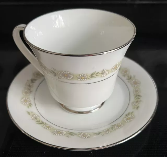 Noritake Trilby 6908 China Cup And Saucer Replacement Daisy Chain