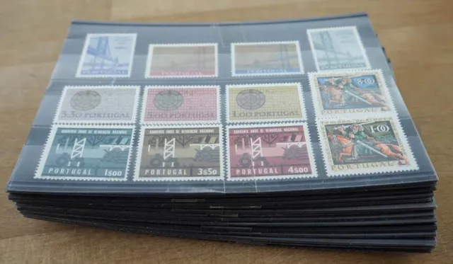 1966 Portugal; 15 komplette Jahrgänge, postfrisch/MNH, ME 1059,-