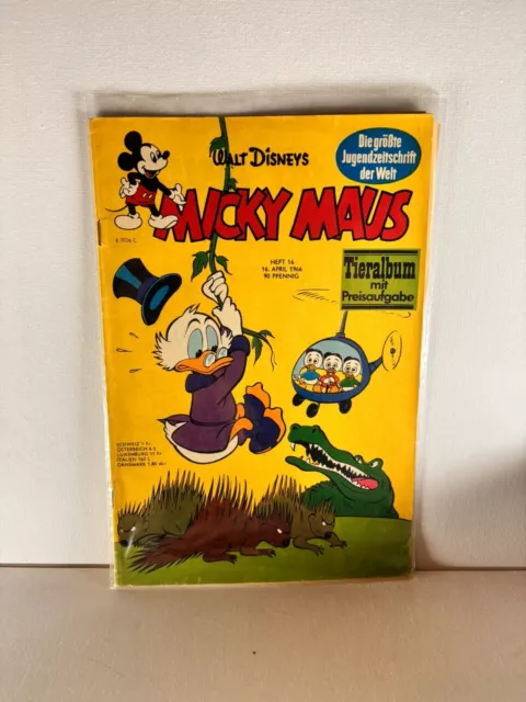 Micky Maus Heft Nr 16 Disney Comic #A21 Sammlung Selten Konvolut