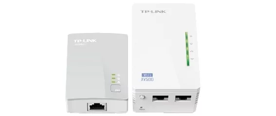 Tl-Wpa4220Kit Kit 2 Powerline 500M + Wi Fi Extender 300M