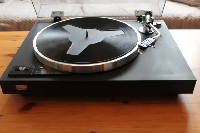 Suberb SANSUI SR-222 mk2 Turntable, Fully Serviced, New AT cart. £100 + Spent.