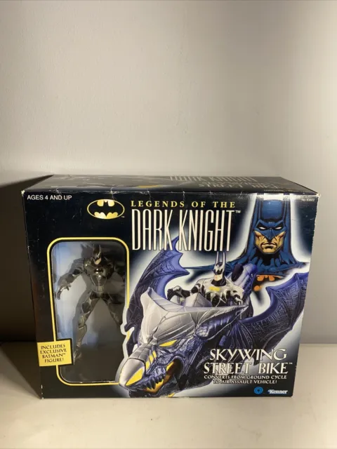 Batman Legends of the Dark Knight Skywing Street Bike & Figure Kenner 1996 NIB