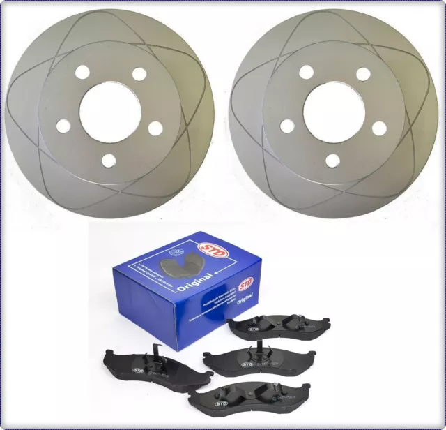 Disques de Frein Recouvert Avant + Sabots Pour JEEP Cherokee 1990 - 1999