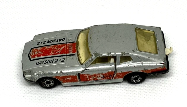 Matchbox Superfast No67 Datsun 260-Z Made in England 1976 silber/rot