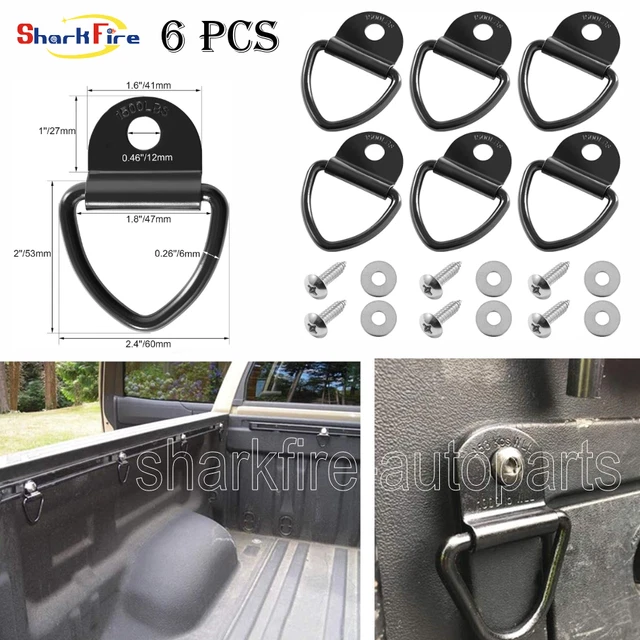 TIE DOWN ANCHORS for Car Trailer Boat Heavy Duty Steel V Ring Bolt Tie