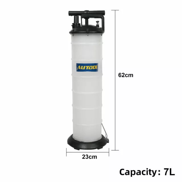 7L Extractor Pump Manual Fluid Vacuum Oil Transfer For Diesel Fuel Litre Tank 3