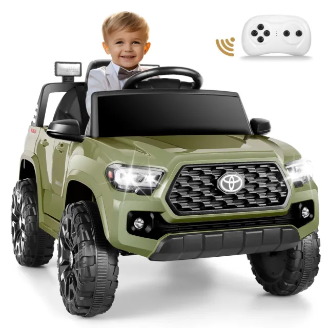 Toyota Licensed 12V Ride-on Truck Car for Kids Electric Toys w/ Remote Control##