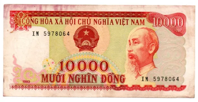 1 Billet Du Viet Nam  :  10000 Dong
