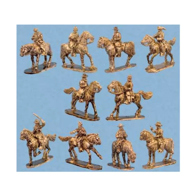 Blue Moon Blue & Gray CSA 15mm Confederate Personalities Pack New