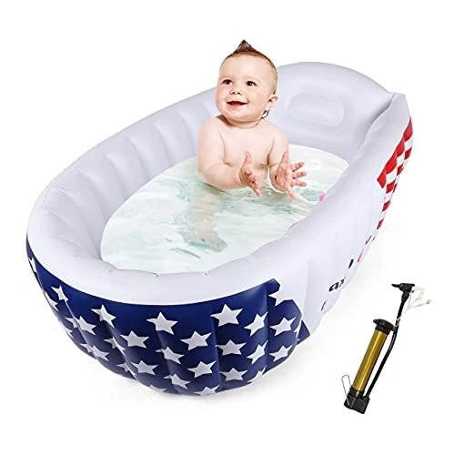 AIOVEN Infant Inflatable Bathtub - Safe, Comfortable, Convenient