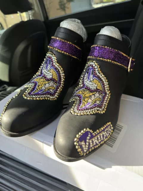 Crystallized Minnesota Football Bling-Custom-made Any Team Any Sport Sz7-11