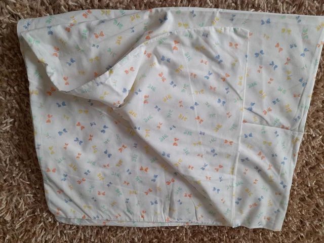 Mothercare - Edredón De Cuna Blanco Para Bebé Con Estampado De Mariposa Multicolor...