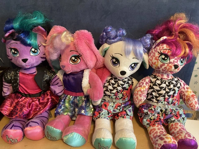 Pacchetto The Honey Girls Build a Bear, 4 orsi vestiti molto peluche e grandi