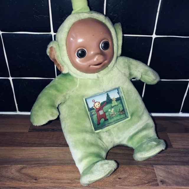 TELLYTUBBIES DIPSEY MOVING Screen Musical Green Vintage Rare £25.00 -  PicClick UK