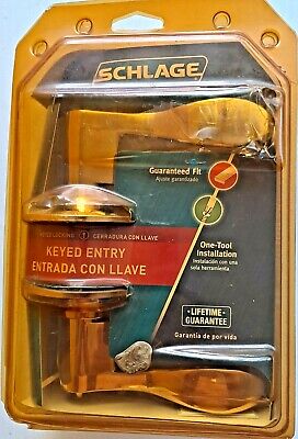 SCHLAGE  F51 V4 ACC 505 Ultima Brass Fits all Doors