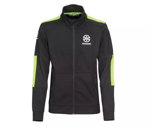 Kawasaki Herren Sports Sweatshirt Jacke NEU von BikerWorld 2