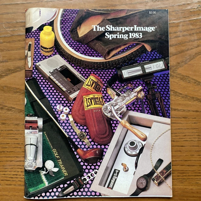 The sharper image catalog spring 1983 original 143 38 picclick ca