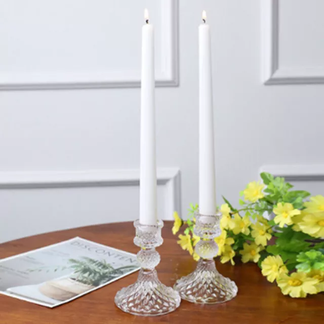 Candelabro de cristal fino vintage, candelabro para cena, decoración del hogar