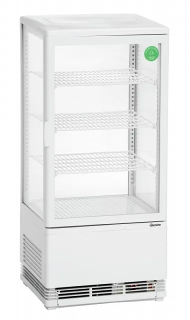 Bartscher Mini-Kühlvitrine 78 Liter, weiß - 700578G