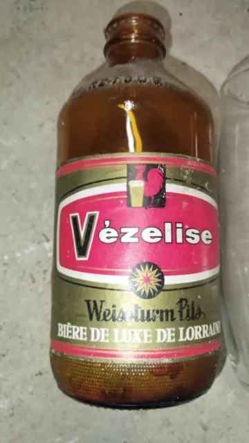 biere de Vézelise cannette avec étiquette intact en bon état