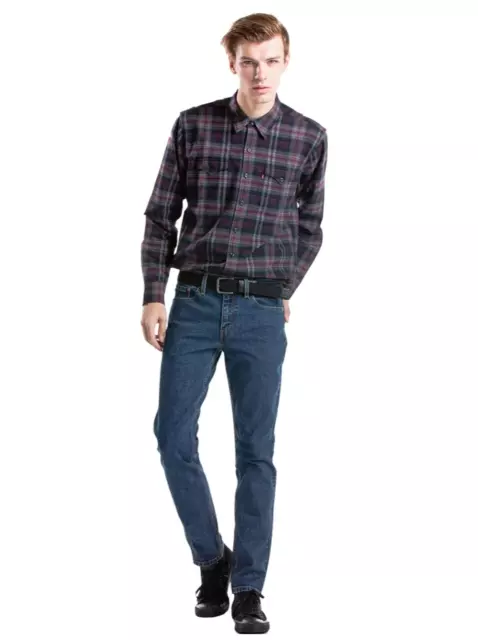 Levi's - 511 Slim Fit - Dark Stonewash Stretch