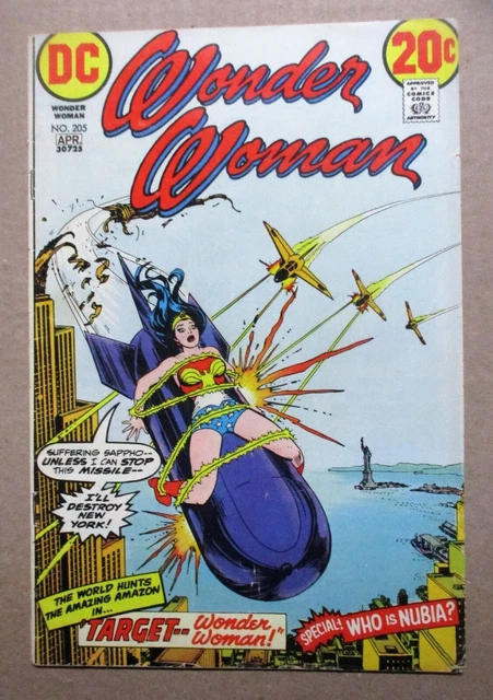 Dc WONDER WOMAN #205 Key Bronze Bondage Classic