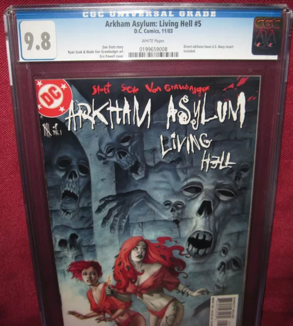 ARKHAM ASYLUM LIVING HELL #5 DC COMIC BATMAN 2003 series - CGC 9.8
