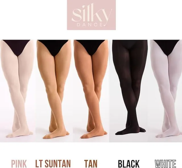 Silky Womens/Ladies/Children Intermediate Footed Dance Tights 60 Denier