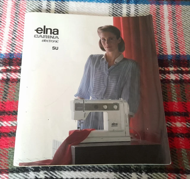 ELNA ELECTRONIC AIR Carina Sewing Machine Instruction Book £9.50