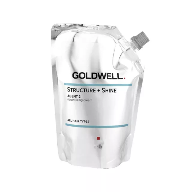 Traitement Lissage IN Crème GOLDWELL Structure + Shine Agent 2 400ml