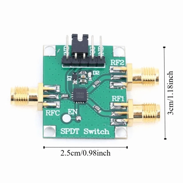 Ui For Module Layout 6GHZ HMC849 RF Switch Module For SMA Interface Dual Throw Compact ...