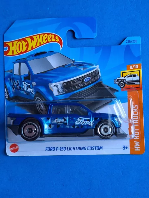 Ford F 150 Lightning Custom 226 / 250 🔥 1:64 Hot wheels 2023 HW Hot Trucks 4x4