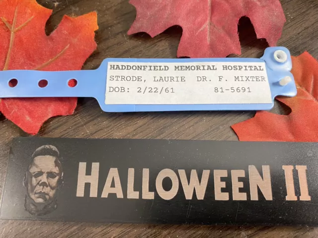 Laurie Strode Haddonfield Hospital Bracelet Michael Myers Halloween Costume Art