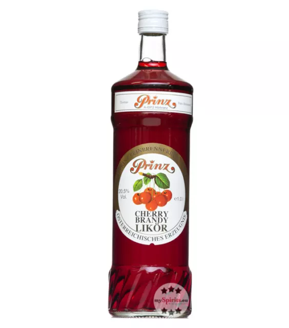 Prinz Cherry Brandy Kirschenlikör / 20,5 % Vol. / 1,0 Liter-Flasche