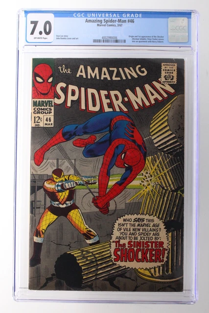 Amazing Spider-Man #46 - Marvel 1967 CGC 7.0 1st Appearance and Origin of the Sh