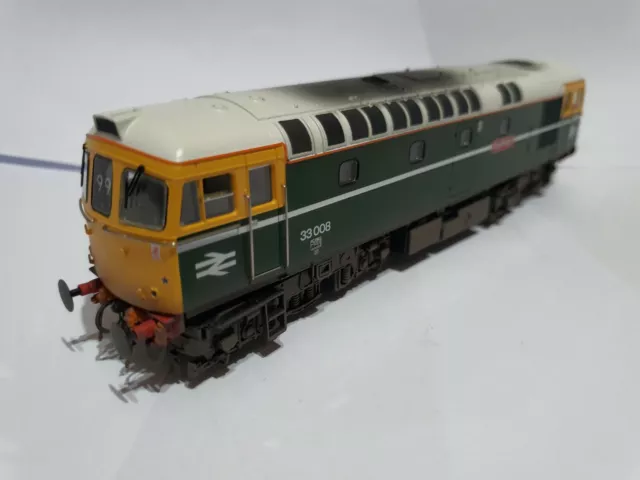 Heljan Gaugemaster GM4240101 Class 33 008 Eastleigh BR Green Weathered BNIB