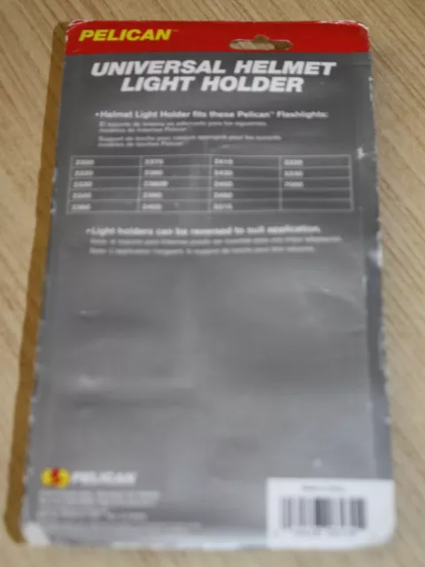 Pelican Universal Helmet Light Holder - New 2