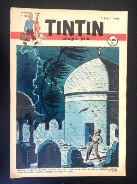 Fascicule périodique N° 32 1948 Journal Tintin Jacobs TRES BON ETAT