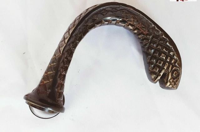 Brass Snake Head Handle Vintage For Wooden Walking Stick Cane Only Handle Gift