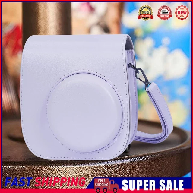 7 in 1 Camera Accessories Kit Album Camera Bag for Instax Mini 12 (Purple)