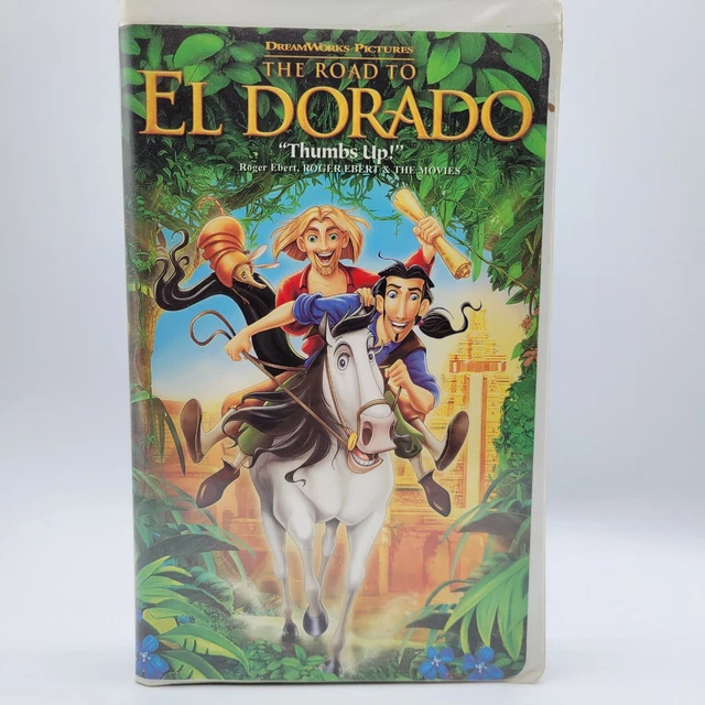 THE ROAD TO El Dorado (Dreamworks VHS 2000 Clamshell) TESTED Fast Free